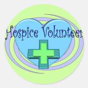 Hospice Volunteer Gifts Classic Round Sticker