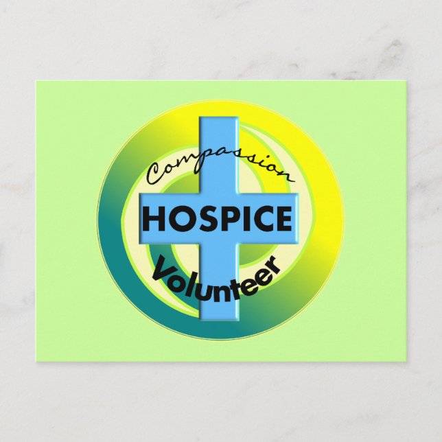 Hospice Volunteer Gifts Postcard (Front)