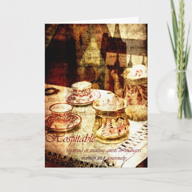 hospitable card (Front)