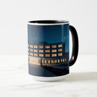 Hospital at Night: 24/7 Care & Dedication Mug