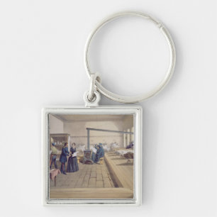 Hospital at Scutari, detail of Florence Nightingal Key Ring