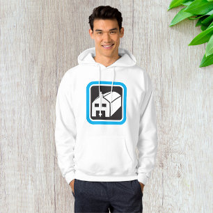 Hospital Barn Icon Minimalist Healthcare Facility  Hoodie