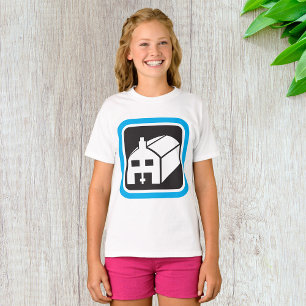 Hospital Barn Icon Minimalist Healthcare Facility  T-Shirt