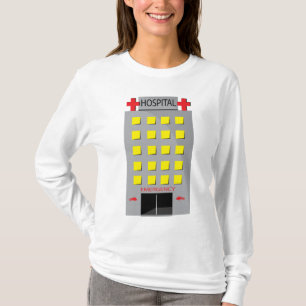 Hospital Building Emergency Entrance T-Shirt