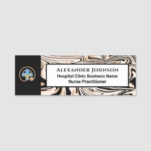  Hospital Business Employee Name Logo Custom  Name Tag