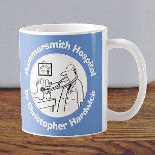 Hospital, Clinic, or Surgery with Name. Coffee Mug