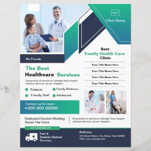 Hospital Clinic Service Flyer