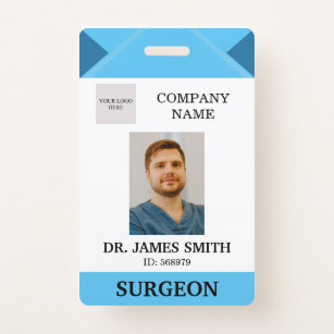 Hospital Doctor Nurse Care Security Photo ID ID Badge