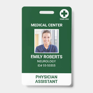 Hospital Medical Employee - Doctor Nurse Photo ID  Badge