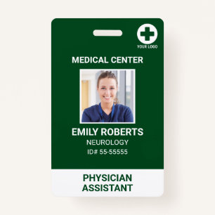 Hospital Medical Employee - Doctor Nurse Photo ID ID Badge