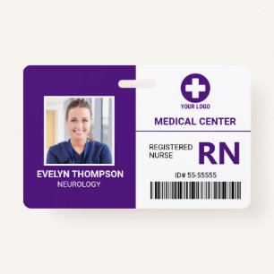Hospital Medical Employee Registered Nurse RN ID ID Badge