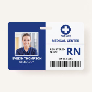 Hospital Medical Employee Registered Nurse RN ID ID Badge