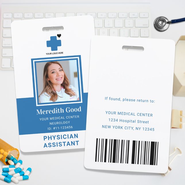Hospital Physician Assistant Security ID Photo  ID Badge (Creator Uploaded)