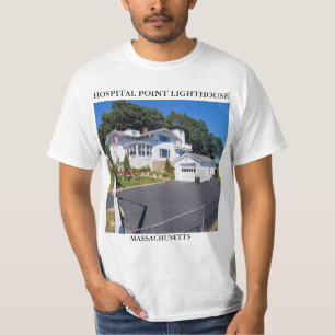 Hospital Point Lighthouse, Massachusetts T-Shirt