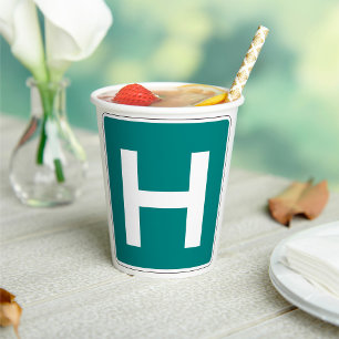 Hospital Road Sign Emergency Medical Facility Paper Cups