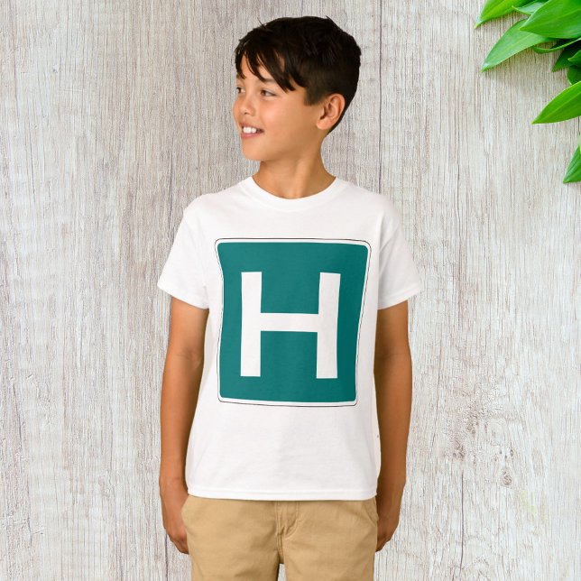 Hospital Road Sign Emergency Medical Facility  T-Shirt (Creator Uploaded)