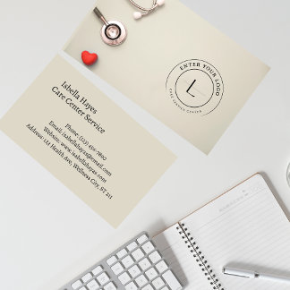 Hospital Staff Doctor Nursing Business Card