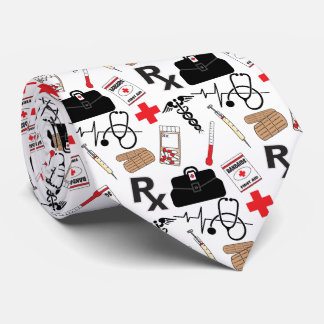 Hospital Staff Pattern Tie