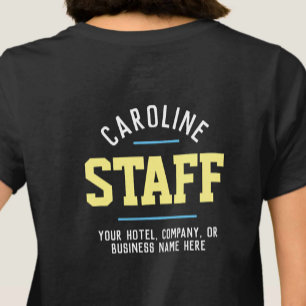 Hospitality Staff T-Shirt Printed Both Sides
