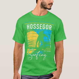 Hossegor Surfing Retro Surf Graphic Vintage Surfer T-Shirt