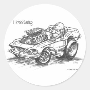 Hosstang Classic Round Sticker