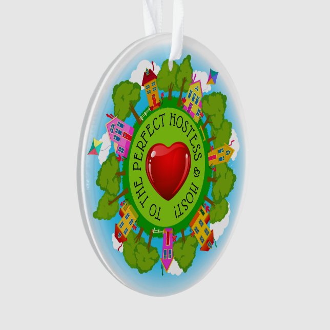 Host and Hostess Ornament (Front)