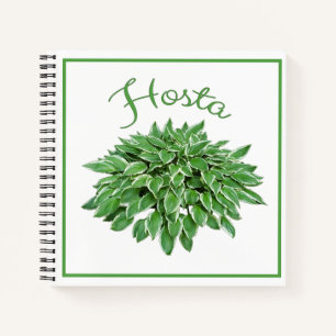 Hosta Design Square Spiral Notebook