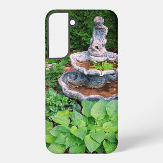 Hosta garden statue samsung galaxy case