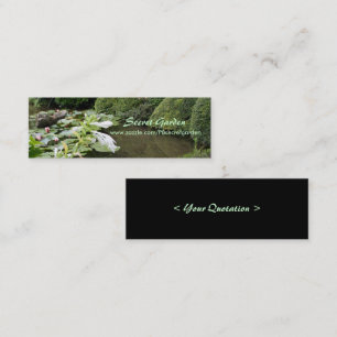 Hosta in a Zen Garden Business card