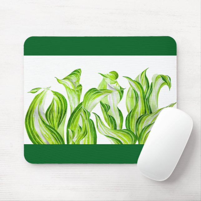 'Hosta with the Mosta' on a Mouse Pad (With Mouse)