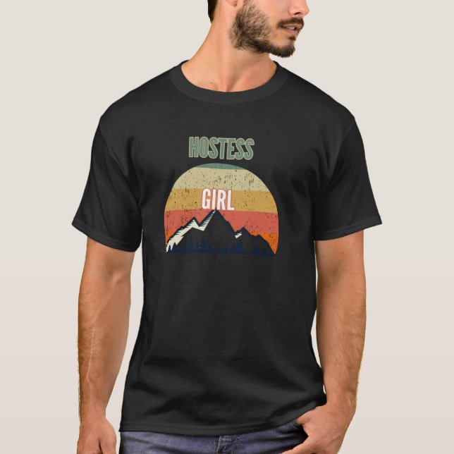 Hostess  for Women Hostess Guy T-Shirt (Front)