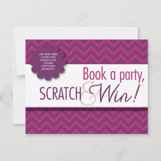Hostess Scratcher Card with Envelope - FACEBOOK