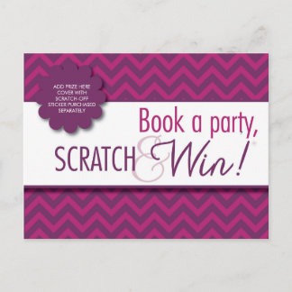 Hostess Scratcher/Instructions Postcard - IN-HOME