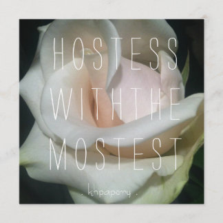 Hostess with the Mostest! Thank You Card