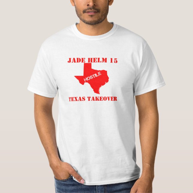 Hostile Texas - Jade Helm 15 Texas Takeover T-Shirt (Front)