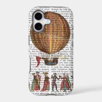 Hot Air Balloon And People
