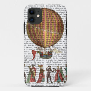 Hot Air Balloon And People iPhone 11 Case