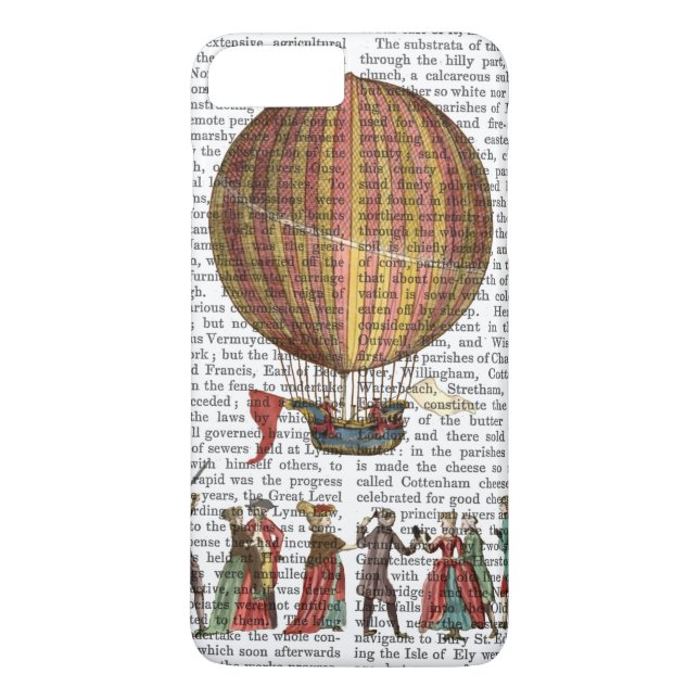 Hot Air Balloon And People Case-Mate iPhone Case (Back)