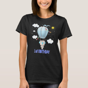 Hot Air Balloon B Day Boy Party Group 2 T-Shirt
