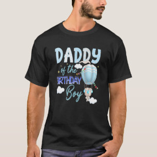 Hot Air Balloon B Day Boy Party Group T-Shirt