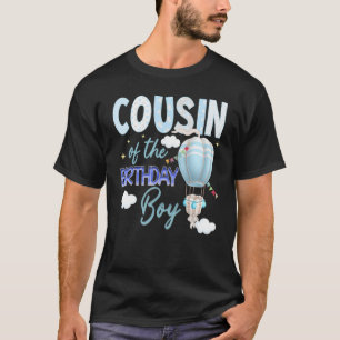 Hot Air Balloon B Day Boy Party Group T-Shirt