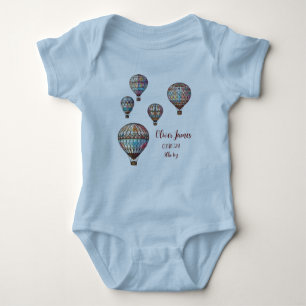 Hot Air Balloon Baby One Piece T-Shirt Baby Bodysuit