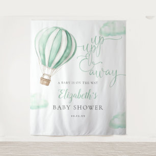Hot Air Balloon Baby Shower Photo Backdrop Tapestry