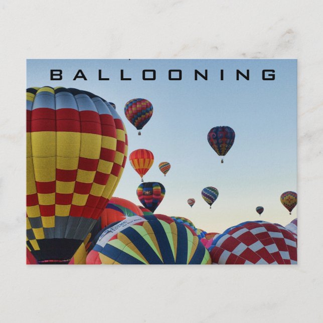 Hot Air Balloon - Ballooning Postcard (Front)