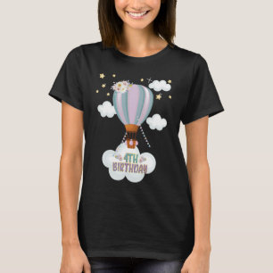 Hot Air Balloon Birthday Matching Family Group Out T-Shirt