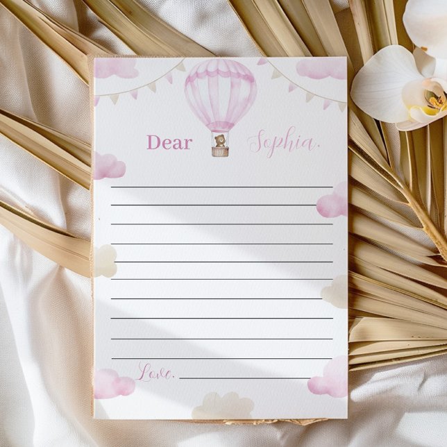 Hot Air Balloon Birthday Time Capsule Message Card (Creator Uploaded)