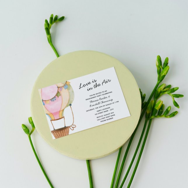 Hot Air Balloon Bridal Invitation (Creator Uploaded)