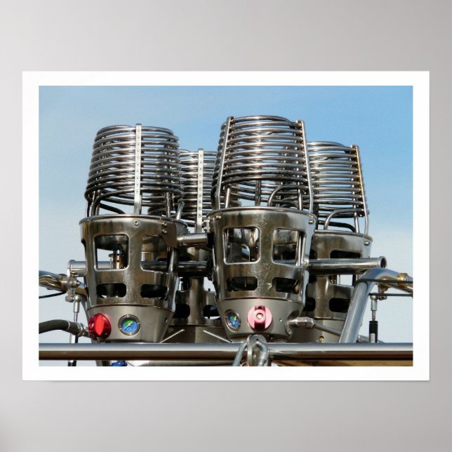 Hot Air Balloon Burners Poster (Front)