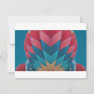 hot air balloon card
