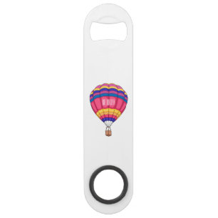 Hot air balloon cartoon illustration